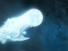 Egy koncepcionális kép a csillagot felfaló fekete lyukról (Kép forrása: NASA videó a YouTube-on keresztül; szerkesztett képernyőkép)