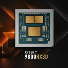 Az AMD láthatóan egy Ryzen 7 9800HX3D laptop-processzoron dolgozik