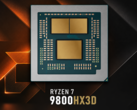 Az AMD láthatóan egy Ryzen 7 9800HX3D laptop-processzoron dolgozik