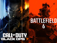 Call of Duty: Black Ops 7 és Battlefield 6 bannerek egymás mellett (Kép forrása: Steam, Sony PlayStation szerkesztéssel)