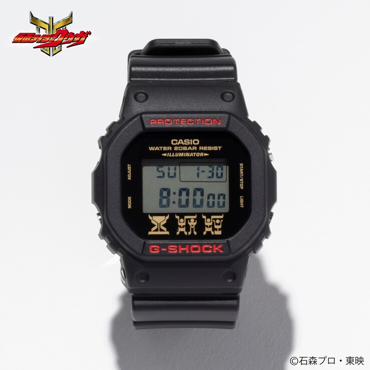 A Casio G-Shock x Kamen Rider Kuuga DW-5600X óra. (Kép forrása: Artimation)