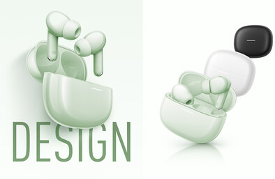 A fülhallgató kialakítása és színválasztékai