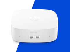 Az új OmniDesk Mini akár Core 5 320-as processzorral is kapható. A képen: a mini PC elülső részét bemutató promóciós kép.