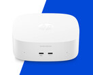Az új OmniDesk Mini akár Core 5 320-as processzorral is kapható. A képen: a mini PC elülső részét bemutató promóciós kép.