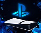 Banner PS5 Pro konzolhoz megjelenített PlayStation logóval
