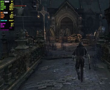 A Bloodborne a shadPS4 emulátoron több mint 100 FPS-sel fut egy „ GeForce ” RTX 5060 és Ryzen 5 7600 konfiguráción