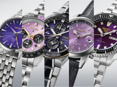 A képen balról jobbra: Seiko Presage HCB006J1, Prospex HBJ005, Astron HAB011J1, Alpinist HBC006J1 és 5 Sports HDB003.