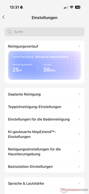 Menü beállításokkal