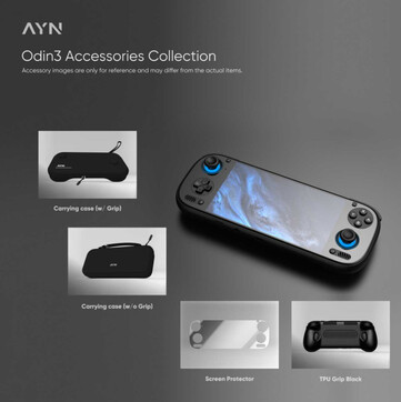 Az AYN Odin 3 különböző tartozékokkal választható. (Kép forrása: AYN Technologies)