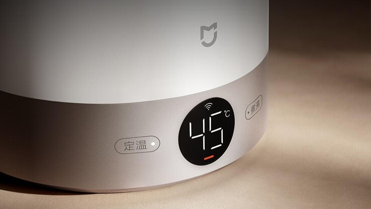 A Xiaomi Mijia Constant Temperature Kettle 3 Pro vízforralónak kijelzője van az alján. (Kép forrása: Xiaomi)