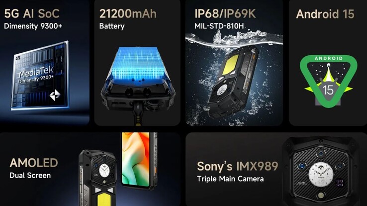Két képernyő áll rendelkezésre. (Kép forrása: Ulefone)