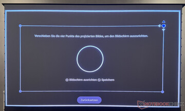 Kézi keystone korrekció