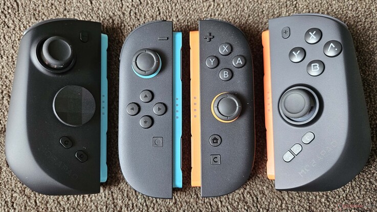 Az eredeti Joy-Con-okkal való összehasonlításból kiderül, hogy az M12S vezérlők mérete jelentősen eltér az eredetitől.
