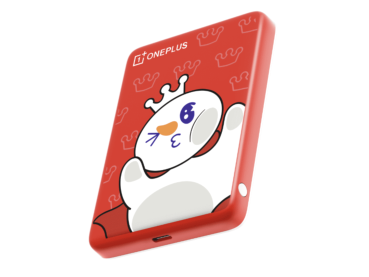 A OnePlus mágneses energiakártya Air Snow King Edition Sweet Red. (Kép forrása: Oppo Mall)