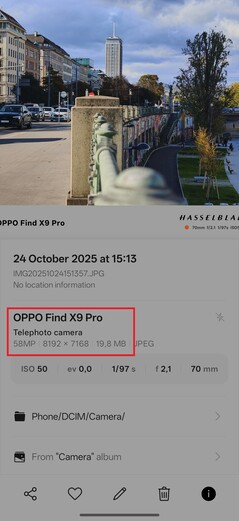 Mondanom sem kell, hogy a kép mérete megnő. Itt 20 MB, míg 12MP-nél körülbelül 6 MB.