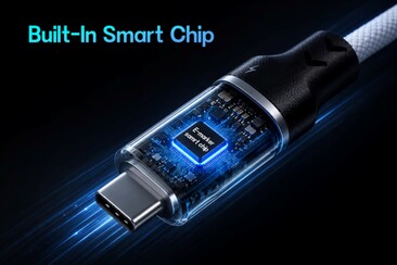 Állítólag a beépített chip lehetővé teszi az USB4 protokoll használatát.