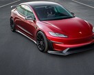 A Tesla Model 3 Performance utólagosan beszerelhető Aero Kit. (Kép forrása: Unplugged Performance/X)