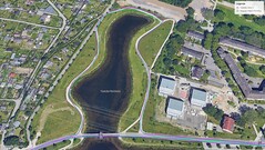 GNSS tesztútvonal: A tó megkerülése