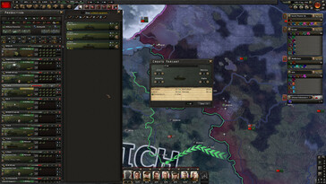 A képen: A Hearts of Iron IV játékmenetéről készült screenshot.