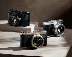 A Lumix L10 három színben kapható, a Titanium Gold limitált kiadásban.