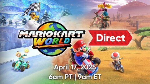 A képen: A Mario Kart World Direct bejelentése április 17-én (Kép forrása: A Nintendo jóvoltából a Nintendo 2 Direct-en keresztül)