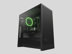 Az Intel RTX 5060 játék PC-t bemutató kép. (Kép forrása: NZXT)