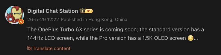 Kiszivárgott részletek a OnePlus Turbo 6X és Turbo 6X Pro készülékről.