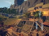 Egy kép, amely a Survival: Fountain of Youth című játékban szereplő épületet ábrázolja, amely jelenleg a Steam-en kapható.