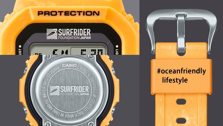 A Casio G-Shock és a Surfrider Foundation Japan együttműködésének órája. (Kép forrása: Casio)