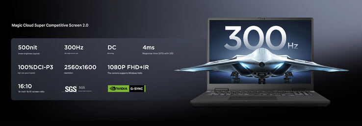 A laptop kijelzője (Kép forrása: RedMagic - gépi fordítás)