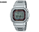 A Casio GMW-B5000D-1C (a képen) a fém lünetta belső pereme körül piros akcentusgyűrűvel van ellátva. (Kép forrása: Great G-Shock World)