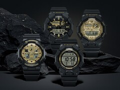 A Casio új fekete és arany G-Shockokat (a képen) adott ki az Egyesült Államokban. (Kép forrása: Casio)