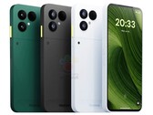 A Fairphone 6 a hírek szerint három színben lesz kapható, köztük Forest Green és Cloud White színekben. (Kép forrása: Winfuture)