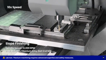 Makera Z1 titán megmunkálás képernyőkép. (Kép forrása: Makera)