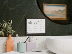 A TRMNL X (a képen) egy nagyobb méretű intelligens e-ink kijelző. (Kép forrása: TRMNL)