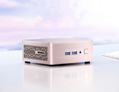 A Geekom A5 mini PC AMD APU-val, akár 64 GB RAM-mal és arany színű kivitelben kapható.