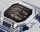 Az új Casio GBX-100S órák a tömör gyanta tokot egy átlátszó csontváz stílusú kagylóra cserélik, és csiszolt rozsdamentes acél lünettával párosítják. (Kép forrása: Casioblog)