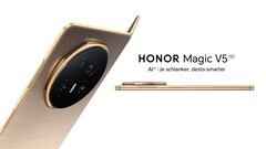 A Honor Magic V5 a jövő hónapban jelenik meg Hongkongban. (Kép forrása: Honor)