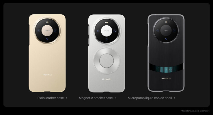 A Huawei néhány hivatalos tokot árul a Mate 80 Pro-hoz, köztük olyat is, amely folyadékhűtést biztosít. (Kép forrása: Huawei)