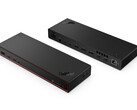 A Lenovo új Thunderbolt 5 dokkolója viszonylag kompaktnak tűnik a benne található portokat tekintve. (Kép forrása: via Evan Blass)