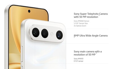 A telefon hátsó kamerái