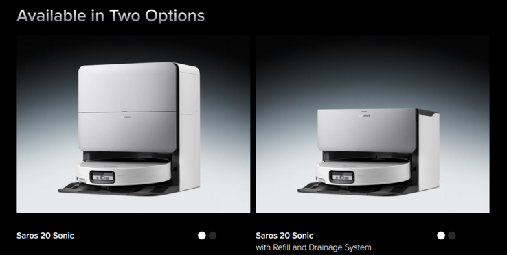 A Roborock Saros 20 Sonic robotporszívó. (Kép forrása: Roborock)