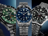 A Timex Deepwater Meridian 200 Automatic GMT modellek fekete (TW2Y63900), kék (TW2Y64000) és zöld (TW2Y64100) színben.