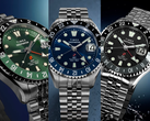A Timex Deepwater Meridian 200 Automatic GMT modellek fekete (TW2Y63900), kék (TW2Y64000) és zöld (TW2Y64100) színben.