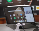 A Xiaomi Pad Mini az egyik USB 3.2 Type-C porton keresztül csatlakozik egy külső monitorhoz. (Kép forrása: Xiaomi)
