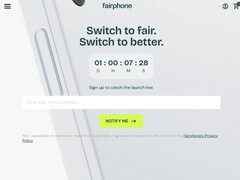 A Fairphone 6 bejelentésére június 25-én, közép-európai idő szerint 11 órakor kerülhet sor (Pillanatkép: Fairphone.com).