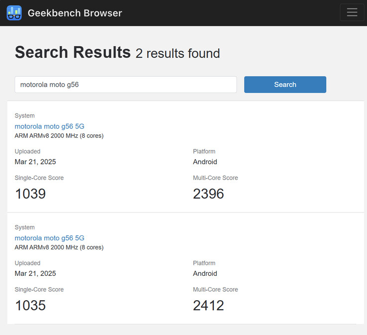 (Kép forrása: Geekbench)