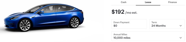 Használt Model 3 lízingdíj nulla levonással.