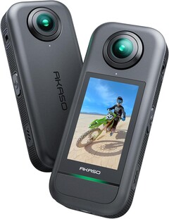 Az Akaso 360 akciókamera 360°-os szupersima stabilizátorral rendelkezik a stabil felvételekért (Kép forrása: Akaso)