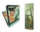 Az Edge 60 és a Razr 60 egyaránt feltűnő zöld színben kerül forgalomba. (Kép forrása: via Ytechb)